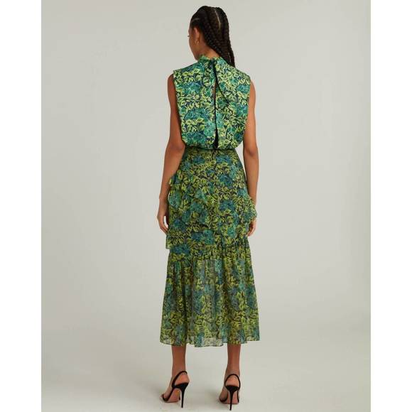 NEW SALONI fleur dress in woodland - Picture 3 of 5